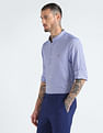 Tommy Hilfiger Mandarin Collar Dobby Shirt