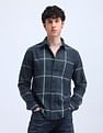 Flying Machine Grid Tattersall Checked Twill Shirt