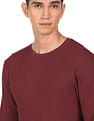 Flying Machine Long Sleeve Textured T-Shirt