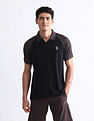USPA Active Colourblocked Slim Fit Polo Shirt