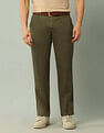 Arrow Sport Mid Rise Regular Fit Trousers