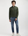 Calvin Klein Merino Wool Zip Up Sweater