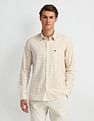 Arrow Sport Micro Checked Cotton Shirt