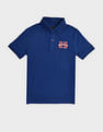 Tommy Hilfiger Kids Boys Logo Regular Fit Cotton Polo T-Shirt