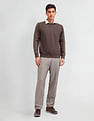 Arrow Textured Regular Fit Sweatshirt