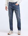 Flying Machine Slash Slim Tapered Mid Rise Jeans