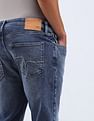 Flying Machine Slash Slim Tapered Stone Wash Jeans