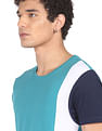 Flying Machine Pure Cotton Colour Block T-Shirt