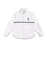 U.S. Polo Assn. Kids Boys Brand Stripe Cotton Shirt