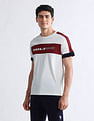 USPA Active Brand Embossed Slim Fit T-Shirt