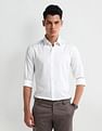 Arrow Newyork Manhattan Slim Self-design Cotton Shirt