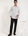 Calvin Klein Jeans Striped Slim-Fit Cotton Shirt