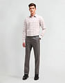 Arrow Slim Fit Textured Pattern Shirt