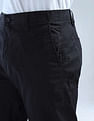 Flying Machine Mid Rise F-Jango Straight Fit Twill Trousers