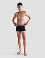U.S. Polo Assn. Solid Antibacterial ET002 Trunks - Pack Of 2