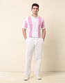 U.S. Polo Assn. Vertical Striped Summer Splash Polo Shirt