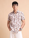 U.S. Polo Assn. Denim Co. Slim Fit Tropical Printed Shirt