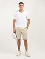 Calvin Klein Jeans Solid Liquid V Neck T-Shirt
