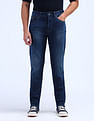 Flying Machine Slash Slim Tapered Fit Jeans