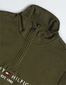Tommy Hilfiger High Neck Embroidered Sweatshirt