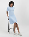 Tommy Hilfiger Striped Collar Polo Dress
