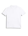 Tommy Hilfiger Boys White Solid Polo Shirt
