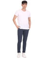 Flying Machine Mid Rise Solid Trousers