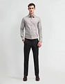 Arrow Manhattan Slim Fit All-over Print Shirt