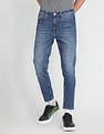 Flying Machine Mankle Relax Tapered Fit High Rise Jeans