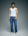 Flying Machine Bruce Bootcut Fit Stone Wash Jeans