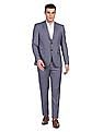 Arrow Tailored Fit Patterned Weave Two Piece Suit