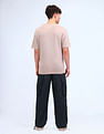 Flying Machine Relaxed Fit Solid Cargo Trousers