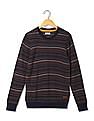 U.S. Polo Assn. Kids Boys Patterned Knit Wool Sweater