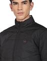 Flying Machine High Neck Solid Reversible Jacket