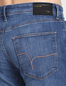Flying Machine Mid Rise Freddie Slim Straight Fit Luxe Jeans