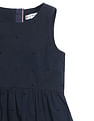 Tommy Hilfiger Kids Girls Embroidered Monogram A-Line Dress
