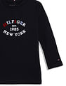Tommy Hilfiger Kids Boys Monotype Flock Regular T-Shirt