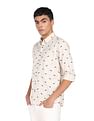 Flying Machine Graphic Print Pure Cotton Shirt