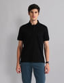 AD by Arvind Slim Fit Mercerised Polo Shirt