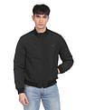 Flying Machine High Neck Solid Puffer Jacket