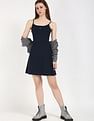 Tommy Hilfiger Cotton Straps Neck Slip Dress