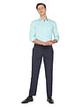Arrow Cutaway Collar Grid Tattersall Check Shirt