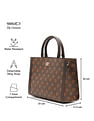 U.S. Polo Assn. Bernice Monogram Satchel Bag