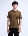 Flying Machine Solid Regular Cotton Polo Shirt