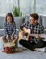 U.S. Polo Assn. Kids Girls Checked A-Line Dress