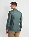 Arrow Newyork Cotton Nylon Super Slim Fit Shirt