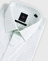 Arrow Pure Cotton Graph Check Shirt