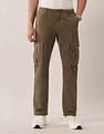 U.S. Polo Assn. Denim Co. Mid Rise Straight Fit Twill Cargos