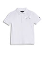 Tommy Hilfiger Kids Boys Solid Monotype Polo Shirt