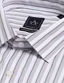 Arrow Vertical Striped Manhattan Slim Fit Velocity Shirt